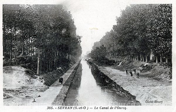 385.- SEVRAN (S.-et-O.). - Le Canal de l'Ourcq